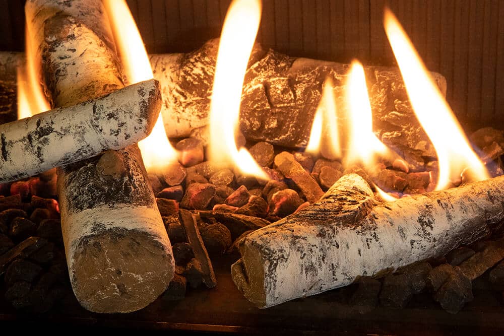 Linear Birch Logs