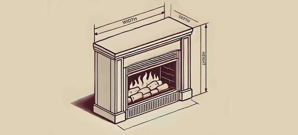 Gas Fireplace Dimensions